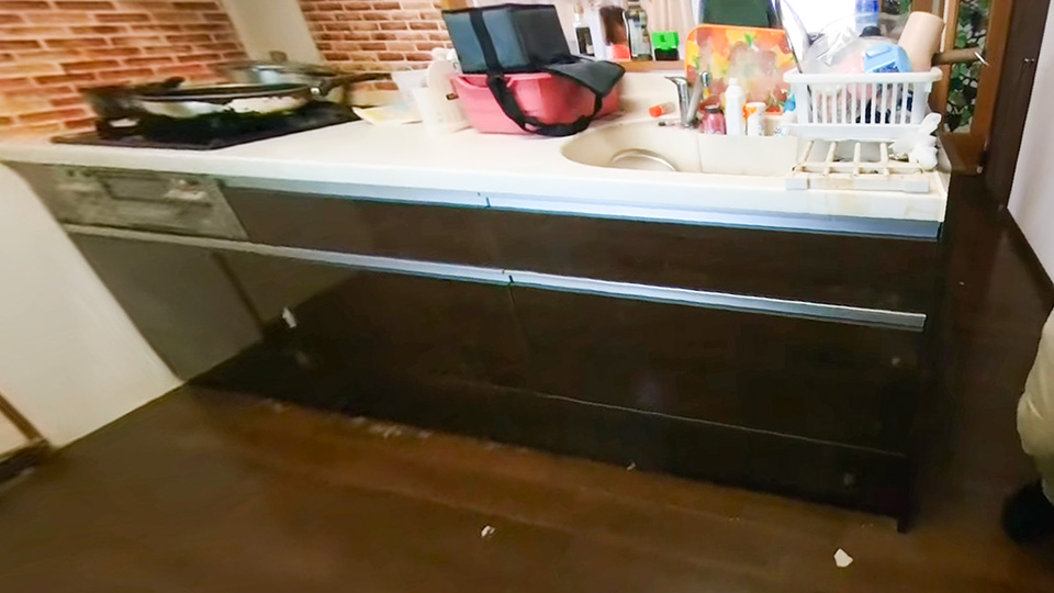 リフォーム前のキッチン