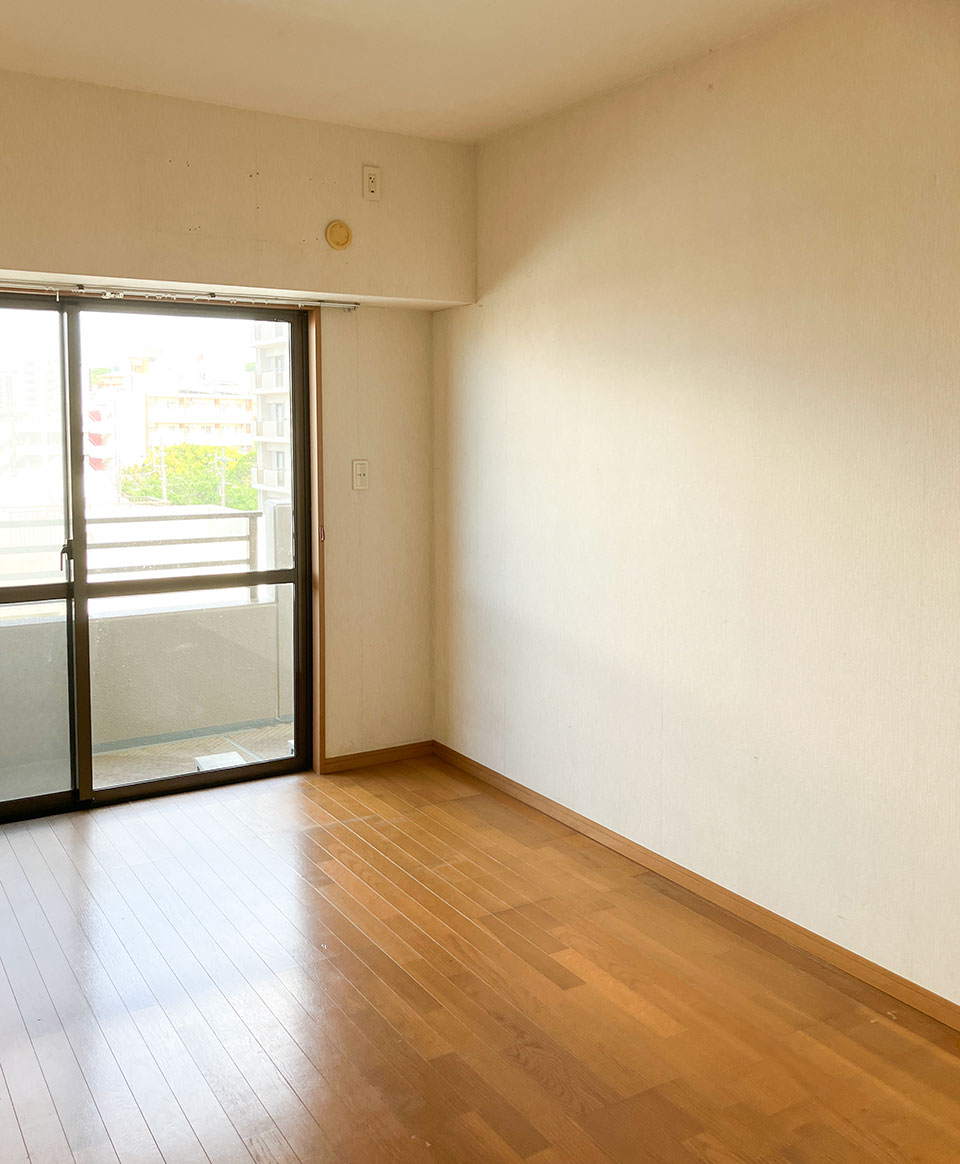 リフォームする前の洋室のお部屋