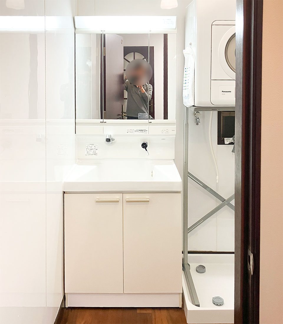 洗面所も新しくリフォームしました