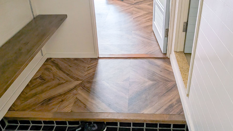 玄関のフロアタイル